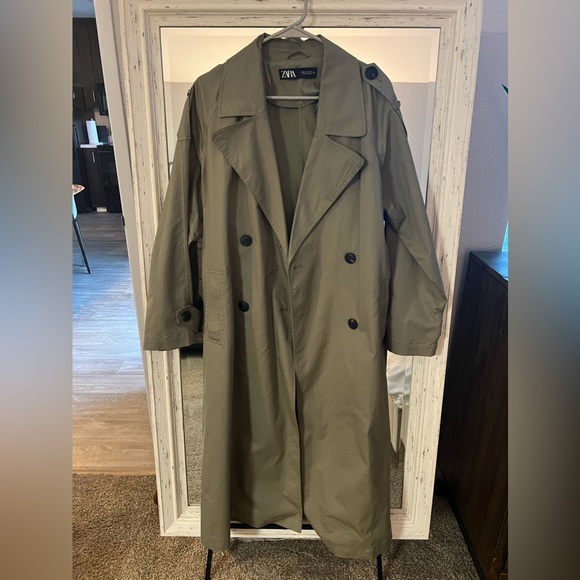 Zara trench long coat - Picture 2 of 4